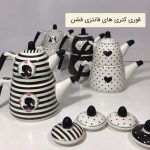 کتری قوری سرامیکی مدل فشن عمده