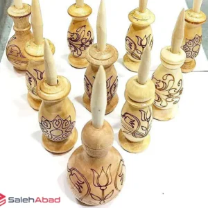 فروش عمده سرمه دان چوبی طرح حکاکی
