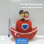 فروش عمده مجسمه پلی استر کشتی فانتزی
