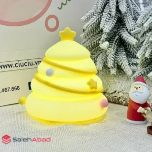 فروش عمده چراغ خواب سیلیکونی طرح درخت کریسمس