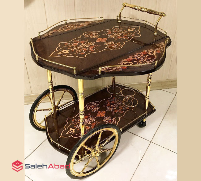 خرید عمده میز پذیرایی چرخدار منزل
