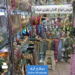 فروش عمده انواع گلدان بلوری