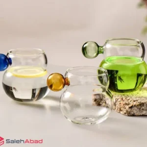 فروش عمده لیوان دسته توپی رنگی
