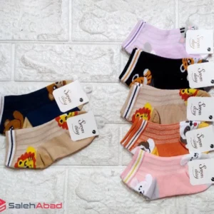 فروش عمده جوراب بچگانه طرح عروسکی
