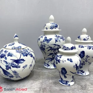 فروش عمده جینجر جار سرامیکی طرح گنجشک