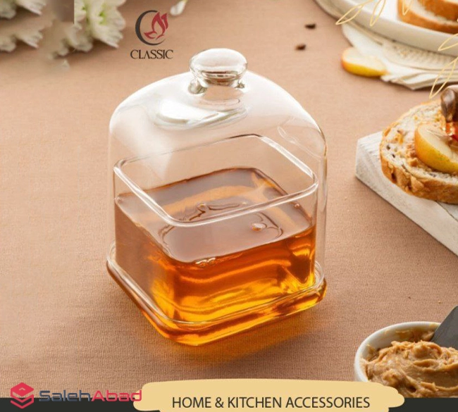 فروش عمده ظرف عسل خوری شیشهای