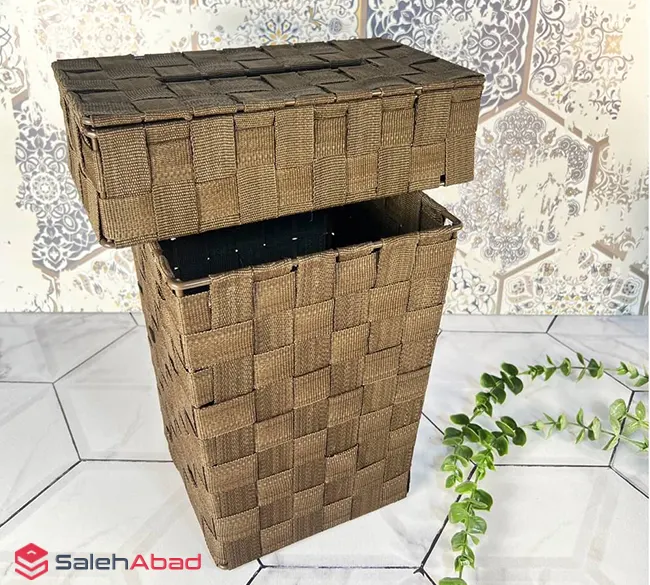 فروش عمده ست سطل و جا دستمال مدل نواری