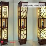 فروش عمده آباژور ایستاده ویترینی چوبی