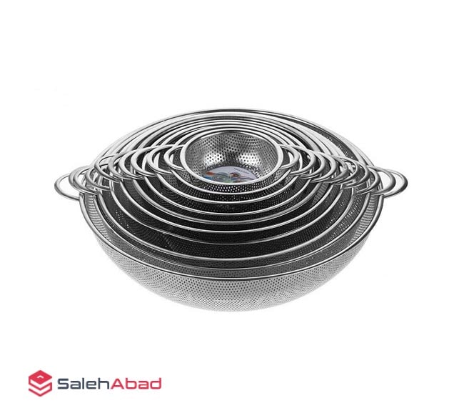 فروش عمده ست آبکش استیل 10 تکه
