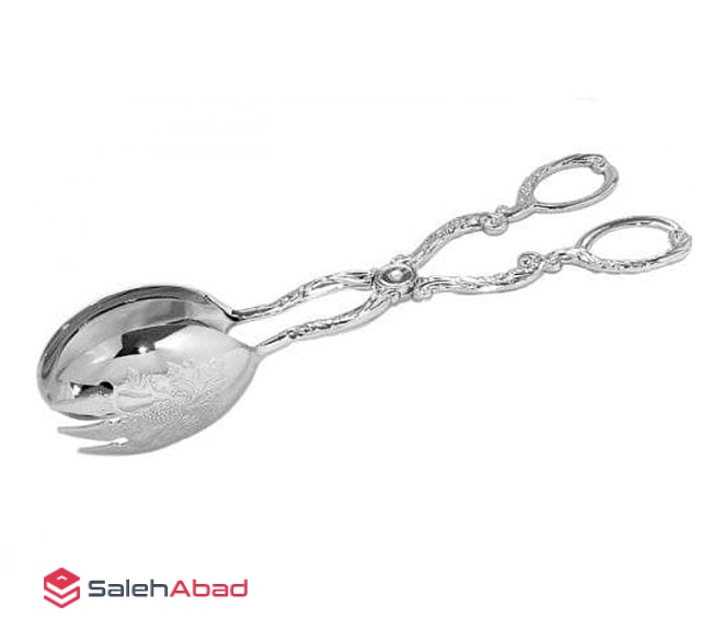 فروش عمده انبر سالاد خوری استیل