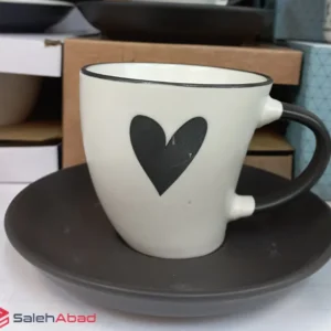 فروش عمده ماگ سرامیکی زیره دار طرح قلب