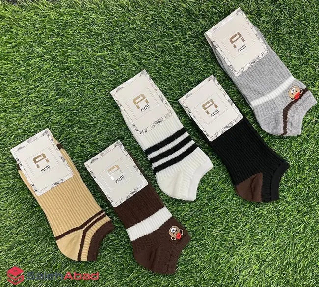 فروش عمده جوراب مچی زنانه کبریتی