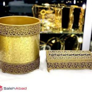 فروش عمده ست جا دستمال و سطل آنتیک