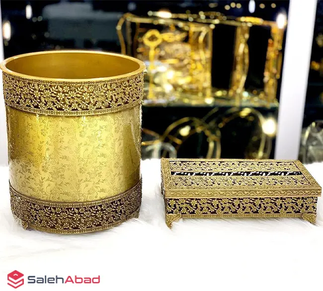 فروش عمده ست جا دستمال و سطل آنتیک