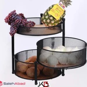 فروش عمده جا سیب زمینی پیاز 3 طبقه چرخشی