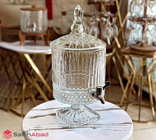فروش عمده کلمن شربت شیشه ای