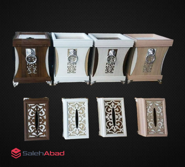 فروش عمده ست جای دستمال و سطل زباله