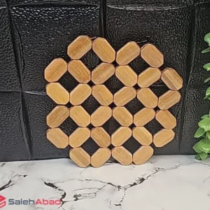 فروش عمده زیر قابلمه‌‌ای چوبی 8 ضلعی