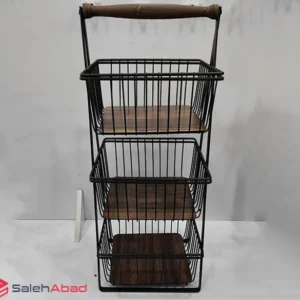 فروش عمده جا پیازی سه طبقه کف چوبی
