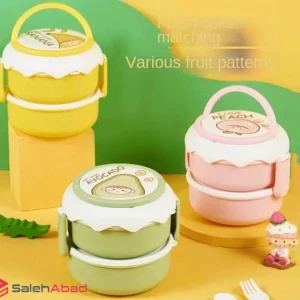 فروش عمده ظرف نگهداری غذا دو طبقه کودک