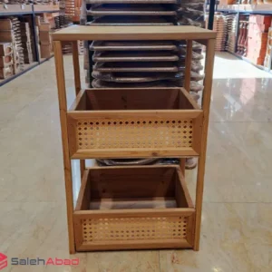 فروش عمده جا سیب زمینی پیاز چوبی حصیری