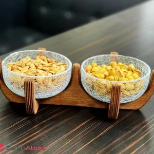فروش عمده اردو خوری استند چوبی دو خانه