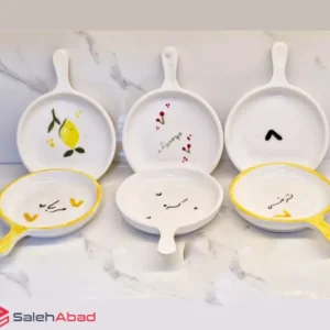 فروش عمده تابه سرو سرامیکی طرح میوه ای