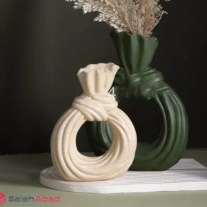 فروش عمده گلدان پلی استری جفتی پاپیون