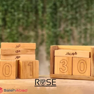 فروش عمده تقویم رومیزی چوبی روزشمار