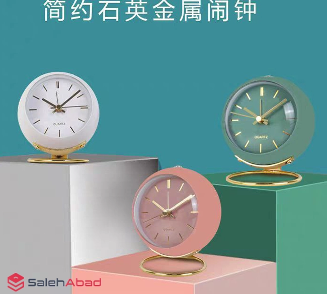 فروش عمده ساعت رومیزی پایه دار دکوری