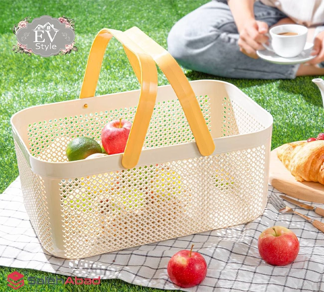 فروش عمده سبد دسته دار رنگی