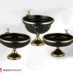 فروش عمده ست پذیرایی پایه فلزی طرح گوزن