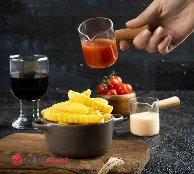 فروش عمده سس خوری دسته چوبی