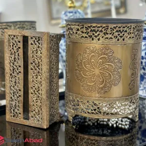فروش عمده ست سطل و جا دستمال کاغذی پیوتر