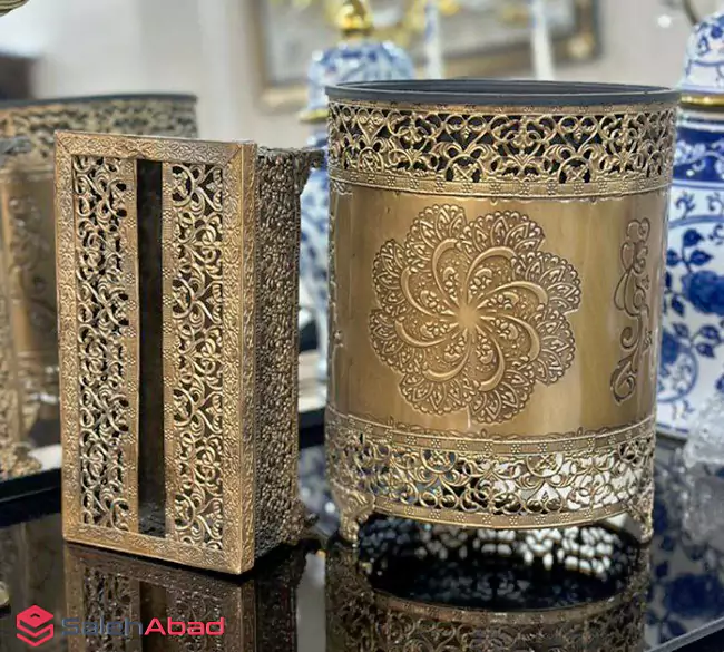 فروش عمده ست سطل و جا دستمال کاغذی پیوتر