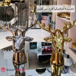 فروش عمده مجسمه سرامیکی طرح سر گوزن