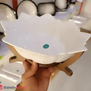 فروش عمده کاسه سالاد خوری پایه چوبی
