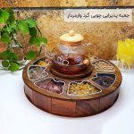 فروش عمده جعبه پذیرایی چوبی گرد وارمردار