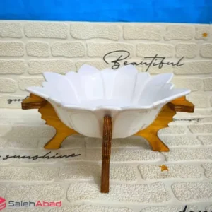 فروش عمده کاسه سالاد سرامیکی پایه دار