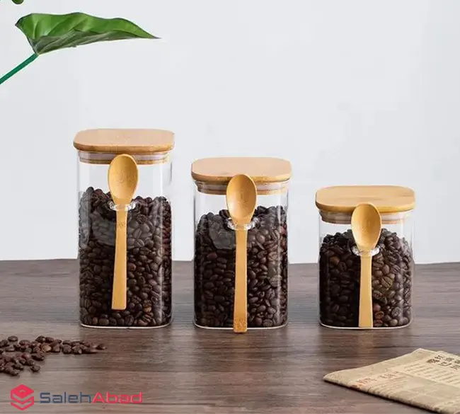 فروش عمده بانکه مربعی پیرکس درب بامبو