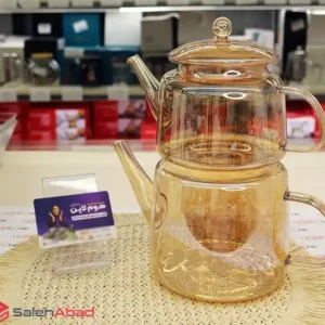 فروش عمده کتری قوری پیرکس شامپاینی استوانه