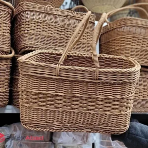 فروش عمده سبد بافت پیک نیک بزرگ