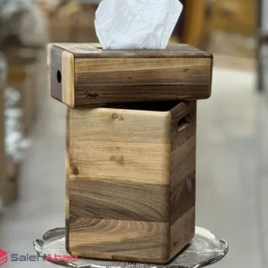 فروش عمده سطل و جا دستمال چوبی