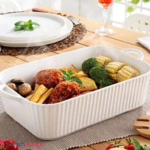 فروش عمده تابه سرامیکی مستطیل دسته دار