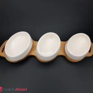 فروش عمده پیاله اردو خوری زیر چوبی بیضی