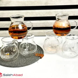 فروش عمده استکان کمر باریک تپل 6 عددی