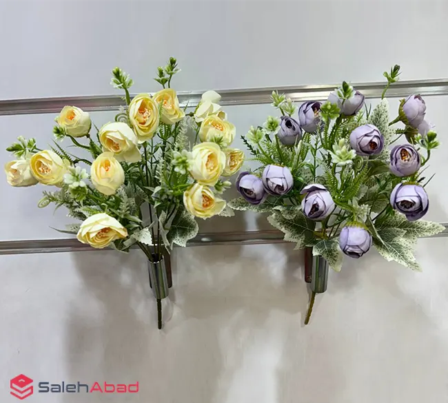 فروش عمده بوته گل نسترن مصنوعی 7 شاخه