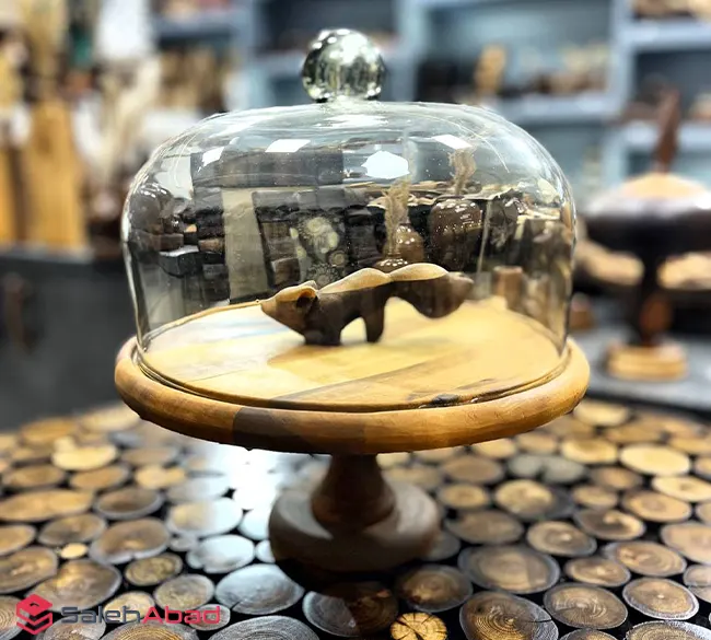 فروش عمده کیک خوری پایه چوبی درب دار