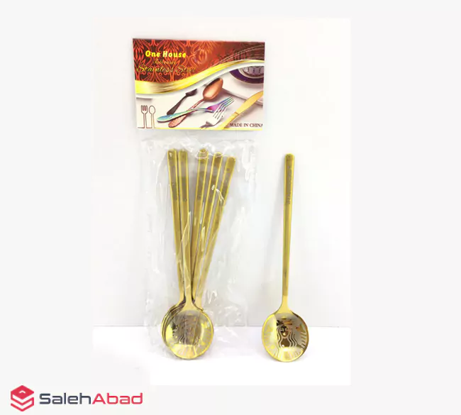 فروش عمده قاشق چای خوری استیل استارباکس
