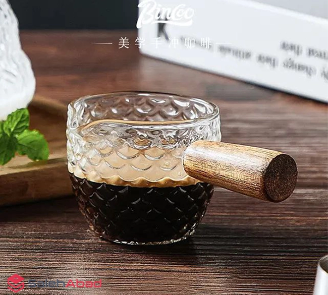 فروش عمده سس ریز پیرکس دسته چوبی